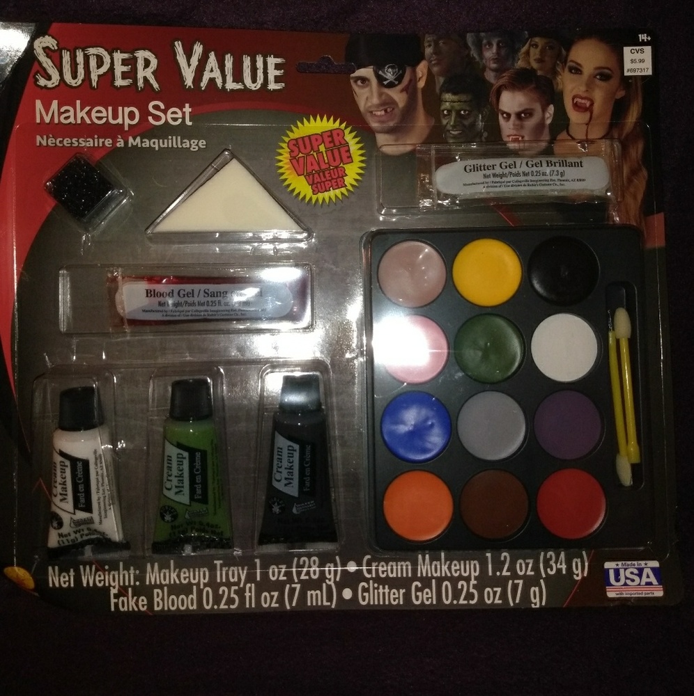 Halloween Makeup set